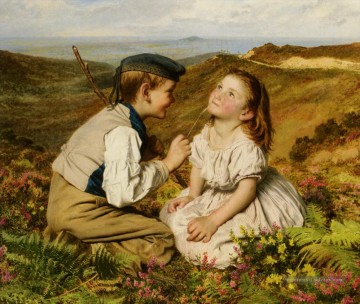 Anderson Art - Ses enfants Touch and Go to Laugh ou No Sophie Gengembre Anderson